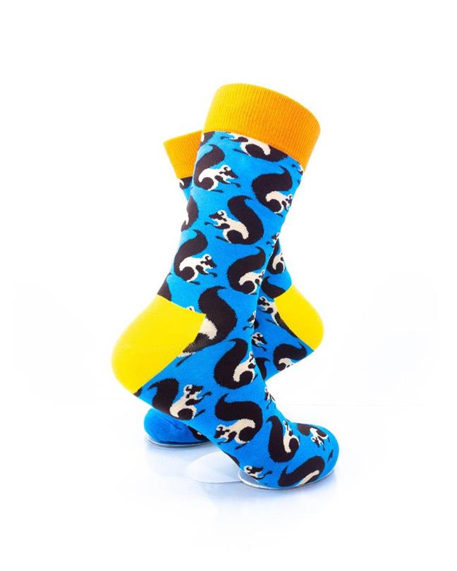 cooldesocks squirrel print crew socks right view image