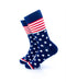 cooldesocks star spangled blue crew socks left view image
