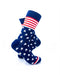 cooldesocks star spangled blue crew socks right view image