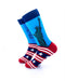 cooldesocks star spangled lady liberty crew socks left view image
