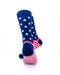cooldesocks star spangled stripes crew socks rear view image
