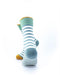 cooldesocks striped baby green crew socks rear view image