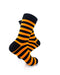 cooldesocks striped black orange crew socks right view image
