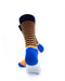 cooldesocks striped blue orange crew socks rear view image