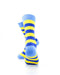 cooldesocks striped blue yellow crew socks rear view image_9891ad2d 95ce 4776 898c 37f149ffbbd3