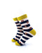 cooldesocks striped cute lion quarter socks left view image