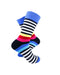 cooldesocks striped fun blue crew socks right view image