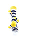 cooldesocks striped galaxy crew socks rear view image