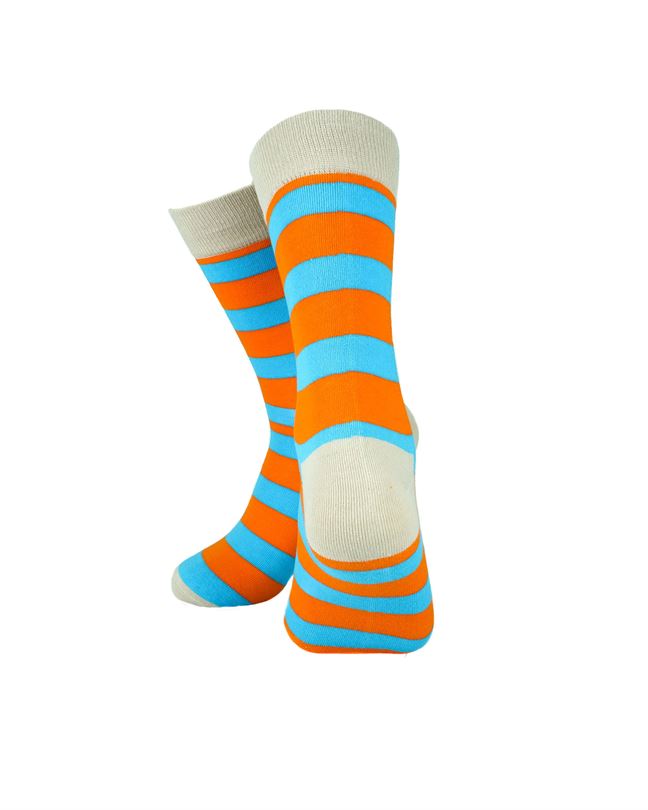 Striped (Orange Blue)