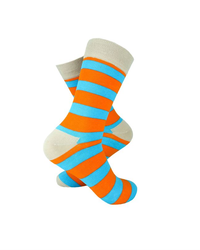 Striped (Orange Blue)