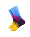 cooldesocks striped retro colorful crew socks left view image
