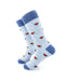 cooldesocks striped small watermelon crew socks left view image