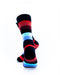 cooldesocks striped_red blue_ crew socks rear view image