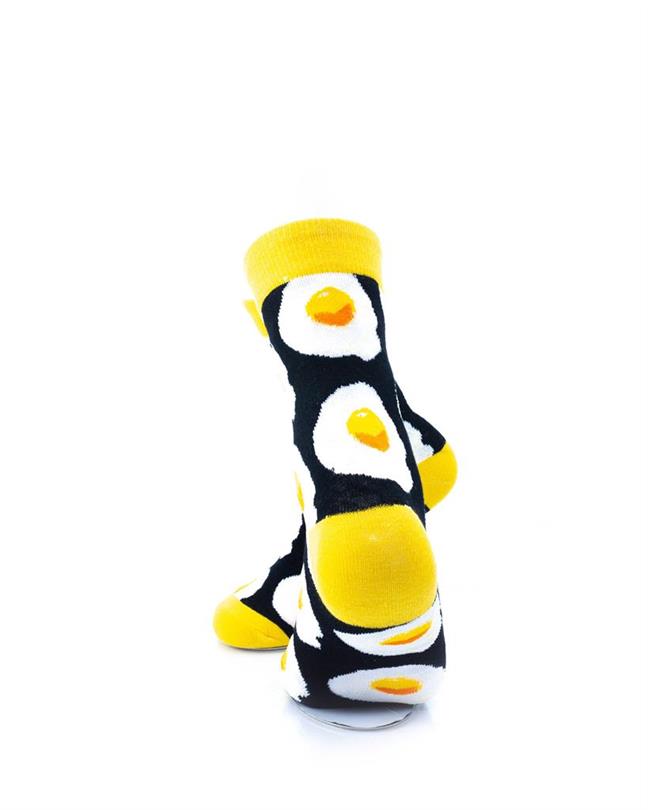 cooldesocks sunny side up quarter socks rear view image