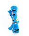 cooldesocks sushi blue crew socks rear view image