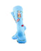 cooldesocks sushi light blue crew socks rear view image