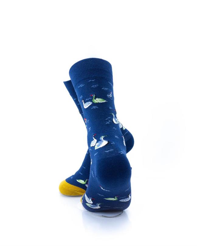 cooldesocks swimming pond crew socks rear view image