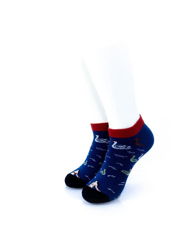 cooldesocks swimming pond ankle socks front view image