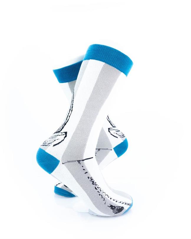 cooldesocks time piece gray crew socks right view image