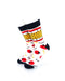cooldesocks tomato corn crew socks front view image