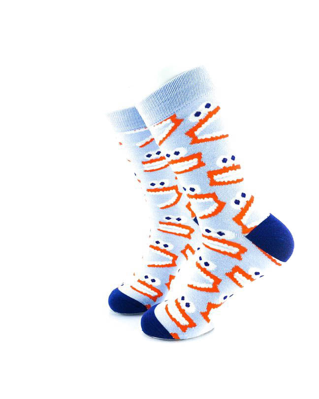 cooldesocks tooth monster crew socks left view image