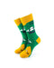 cooldesocks treasure hunt crew socks front view image