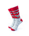 cooldesocks tribal butterfly crew socks front view image