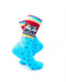 cooldesocks tribal cat in blue crew socks right view image