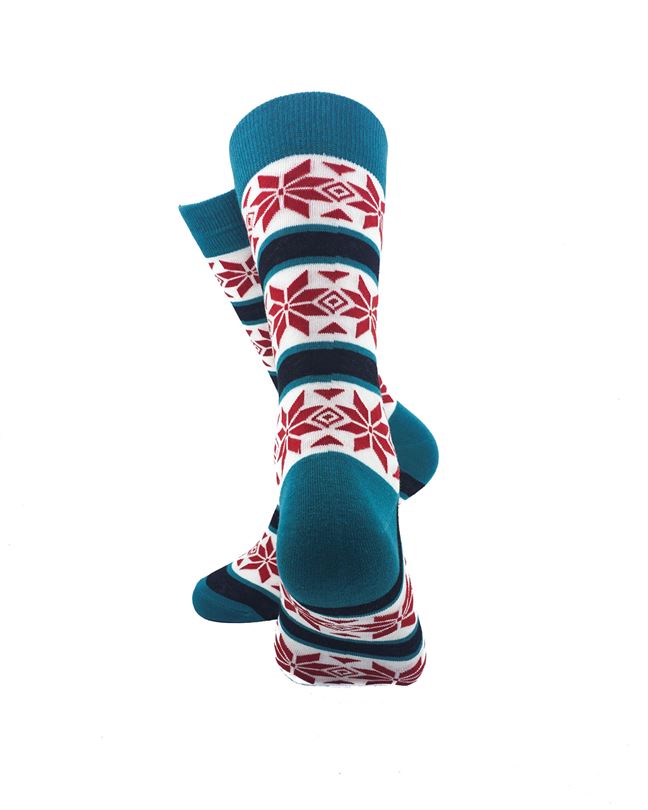 Tribal Green Red Stars
