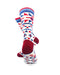cooldesocks tribal red blue crew socks rear view image