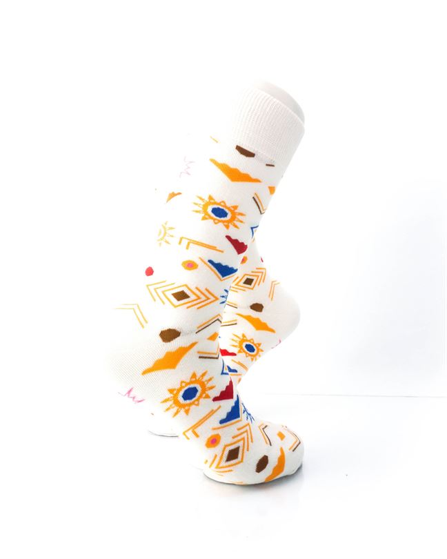 cooldesocks tribal symbols crew socks right view image