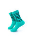 cooldesocks tribal turquoise quarter socks left view image