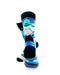 cooldesocks tropical leaves crew socks rear view image