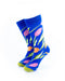 cooldesocks tulip petals crew socks front view image