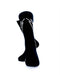 cooldesocks tuxedo print crew socks rear view image