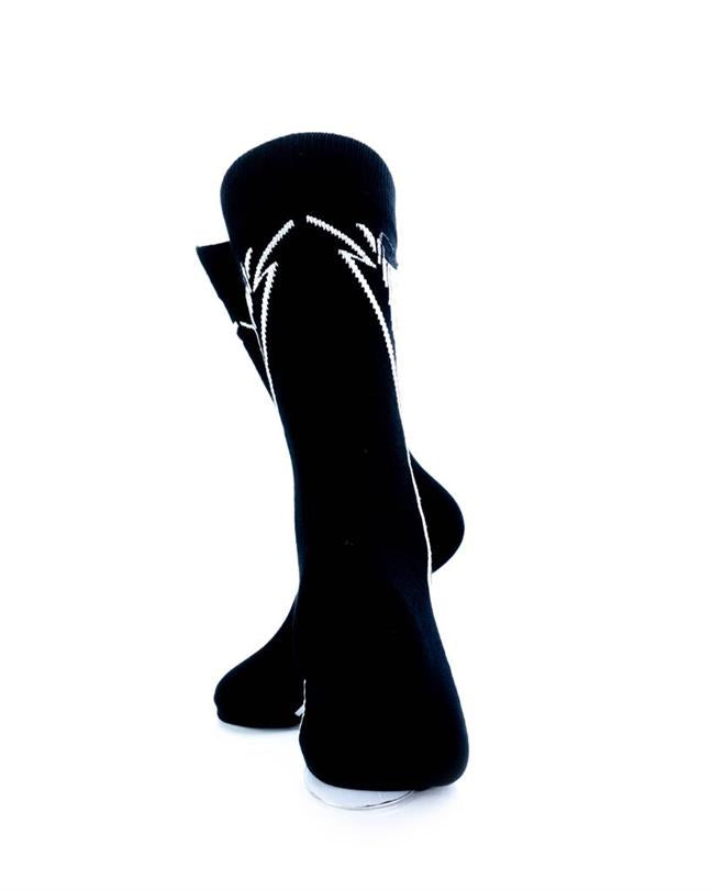 cooldesocks tuxedo print crew socks rear view image