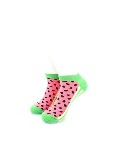cooldesocks watermelon ankle socks front view image