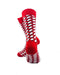 cooldesocks weaving red black crew socks rear view image