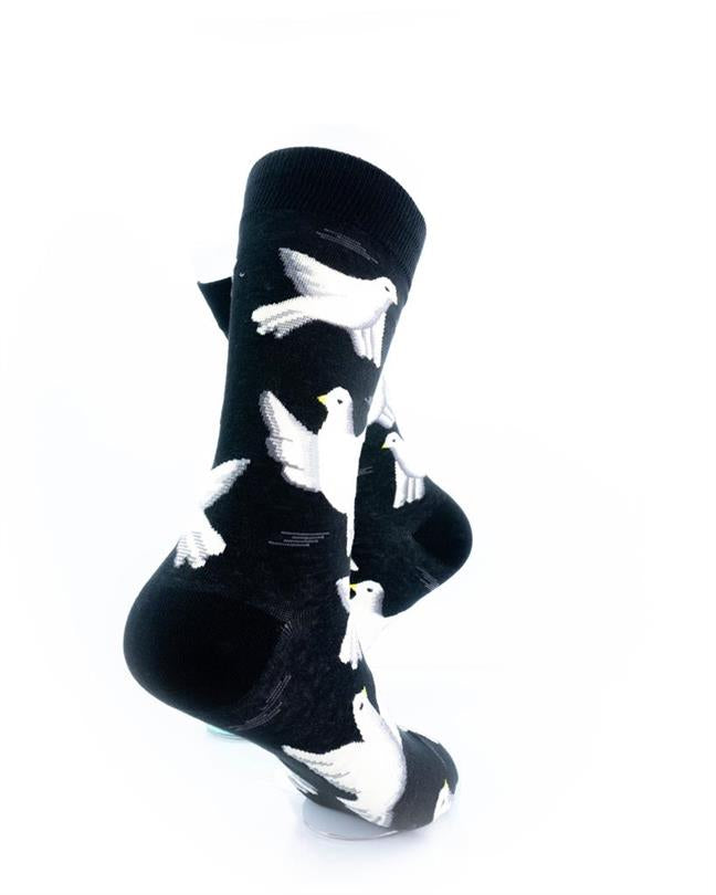 cooldesocks white dove crew socks right view image