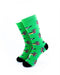 cooldesocks wild duck green crew socks front view image