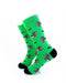 cooldesocks wild duck green crew socks left view image