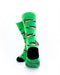 cooldesocks wild duck green crew socks rear view image