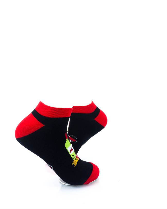 cooldesocks wine lover ankle socks right view image