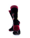cooldesocks wine lover crew socks rear view image