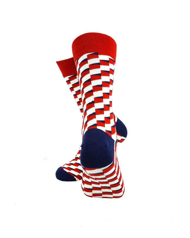 Woven Red Blue