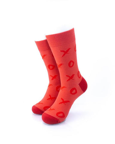 cooldesocks xoxo crew socks front view image