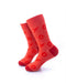 cooldesocks xoxo crew socks left view image