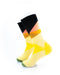 cooldesocks yellow abstract crew socks left view image