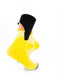 cooldesocks yellow abstract crew socks right view image