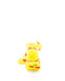 cooldesocks yellow pink cherry ankle socks rear view image